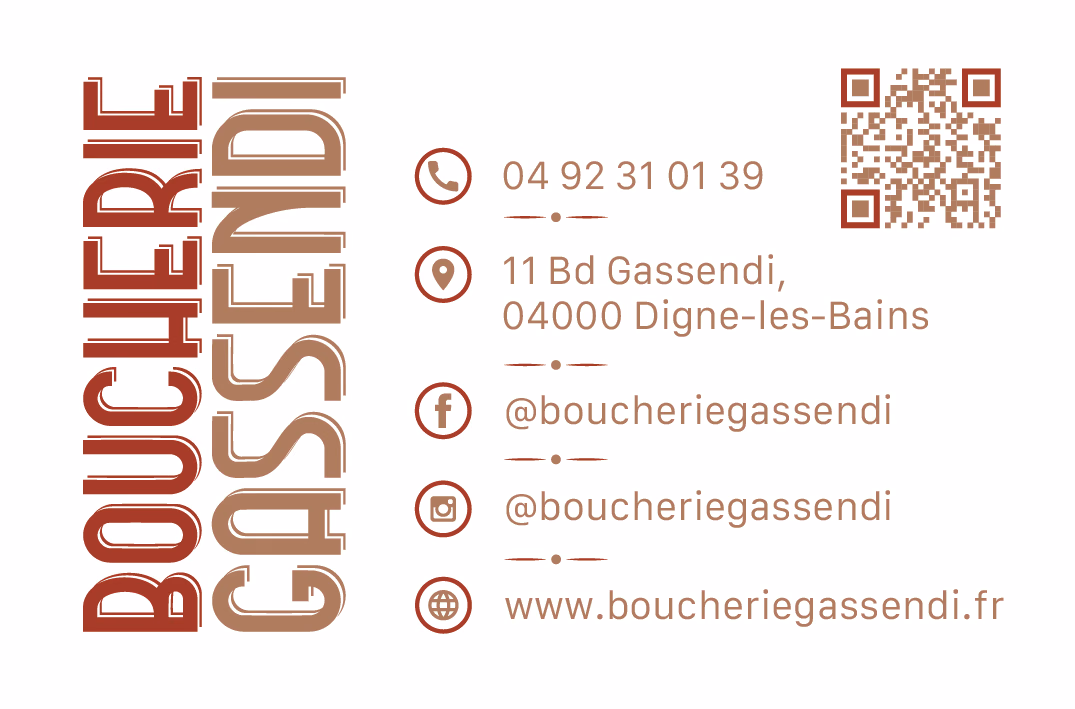 Boucherie Gassendi — Identité visuelle